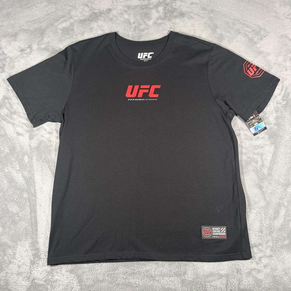 UFC Shirt Mens XL Black UFC Mixed Martial Arts Las Vegas Graphic Tee NWT New